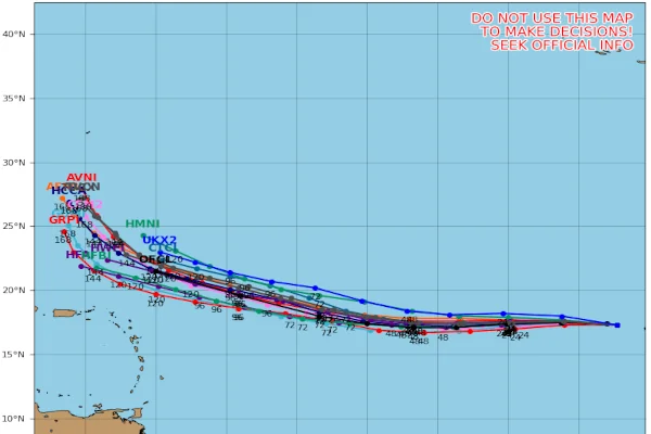 Hurricane Spaghetti Model